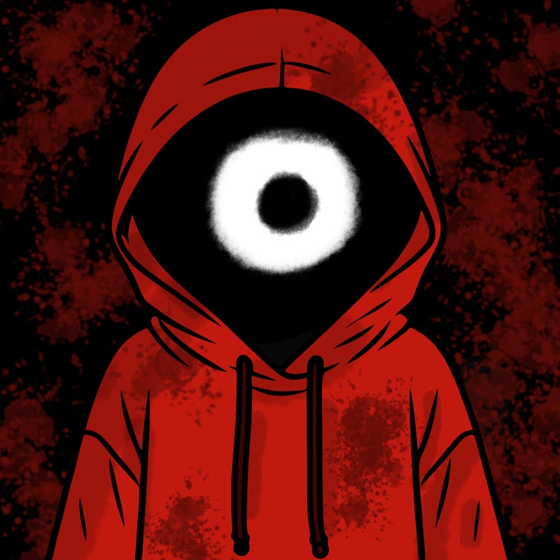 faceless girl in hoodie