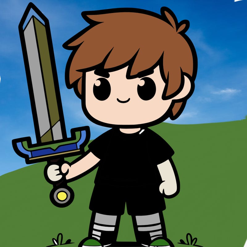 boy with a sword