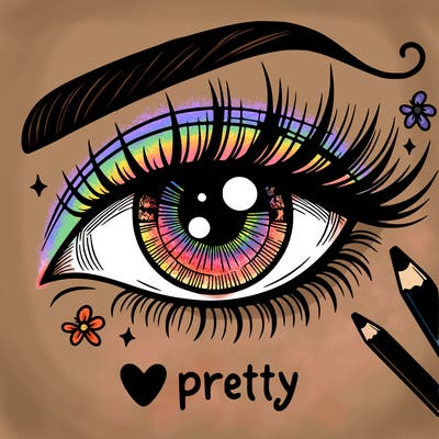 pretty eye
