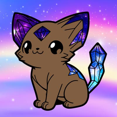 crystal kitten
