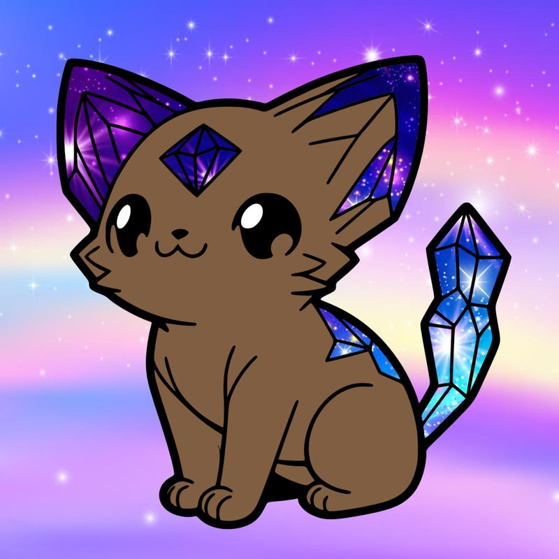 crystal kitten
