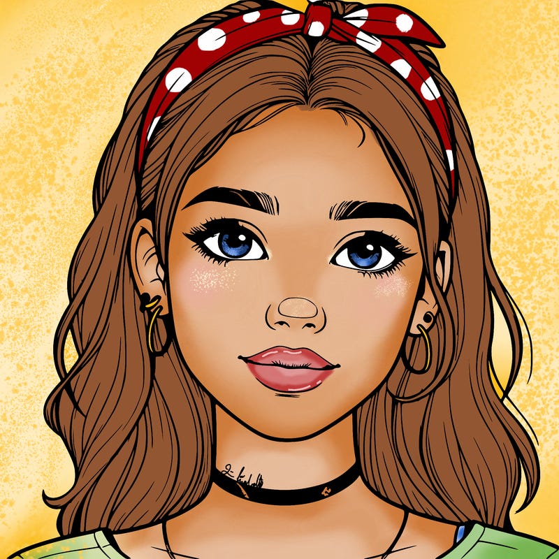 realistic teenage girl