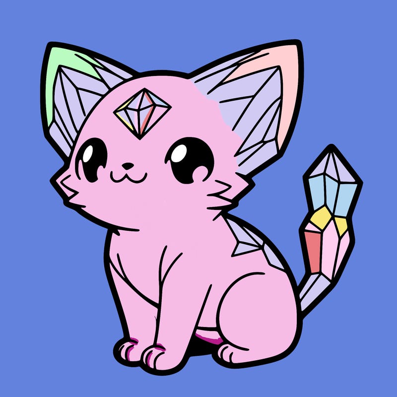 crystal kitten