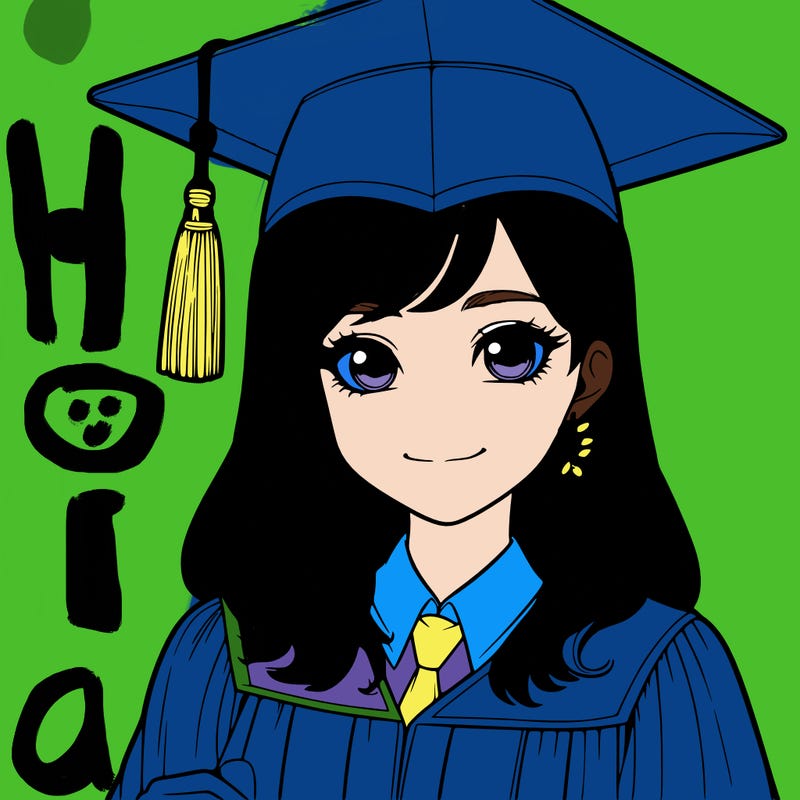 realistic girl who was graduating