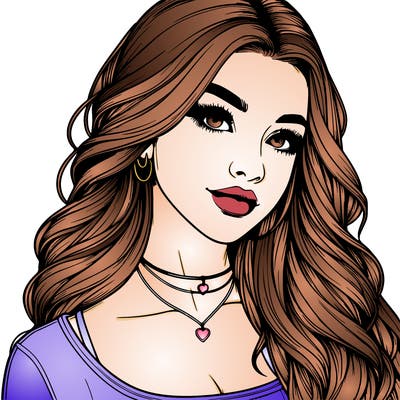 detailed realistic girl