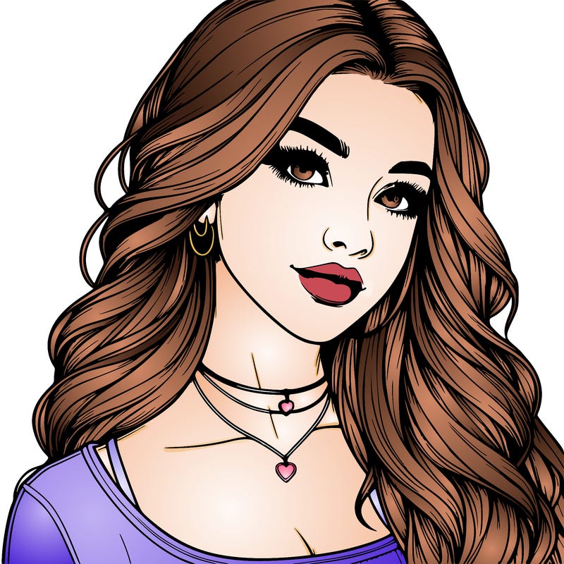 detailed realistic girl