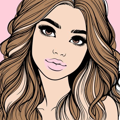 beautiful realistic girl