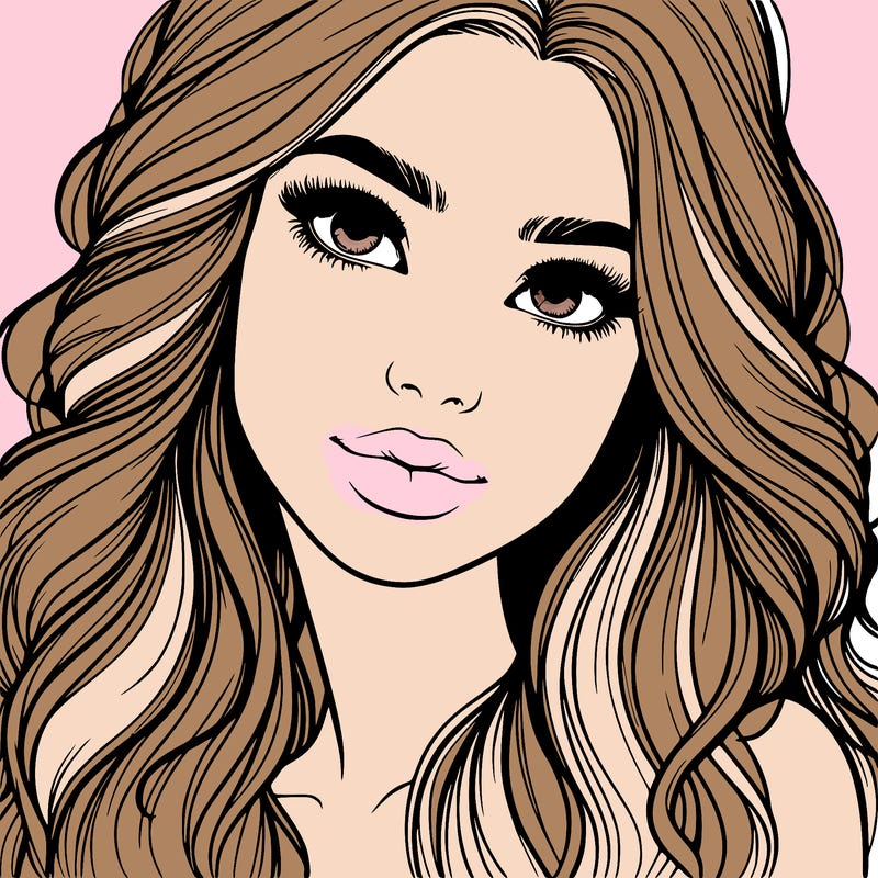 beautiful realistic girl