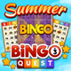 Bingo game Quest Summer Garden