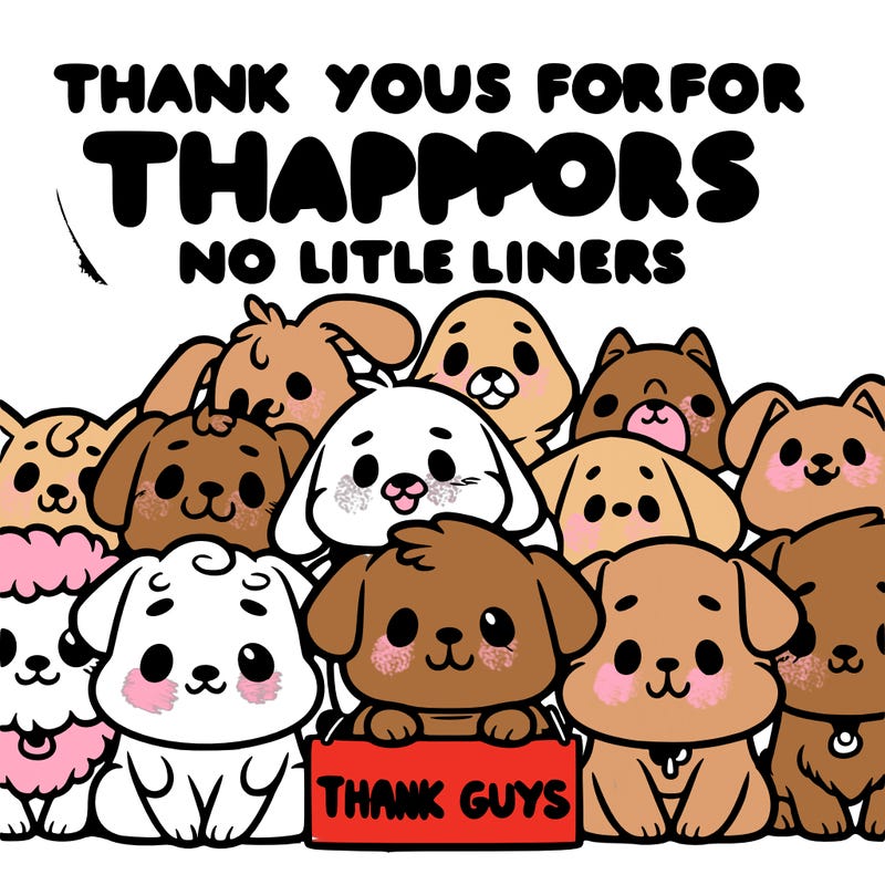 thank you guys for all your support dog