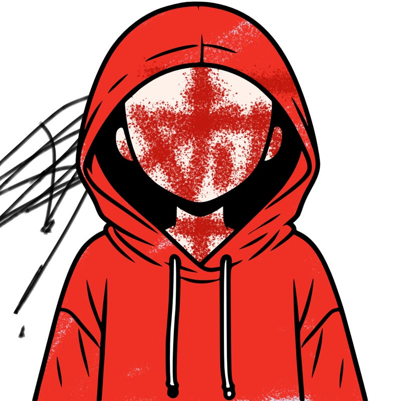 faceless girl in hoodie