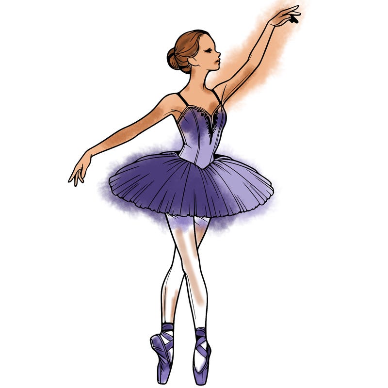 realistic ballerina