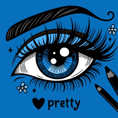 pretty eye