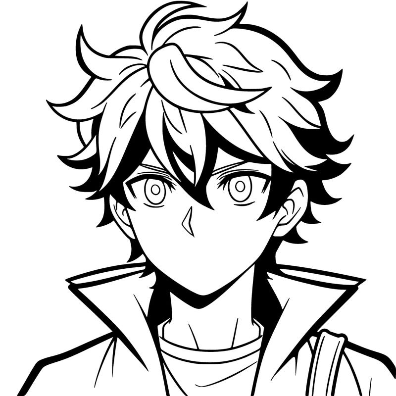 male anime character