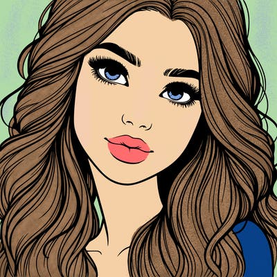 beautiful realistic girl