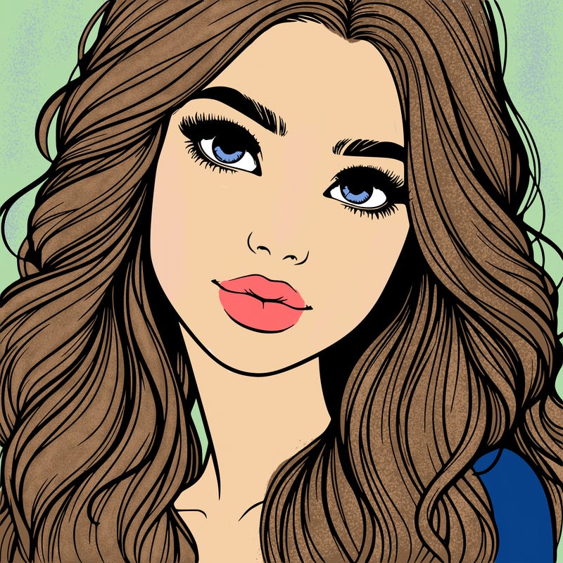 beautiful realistic girl