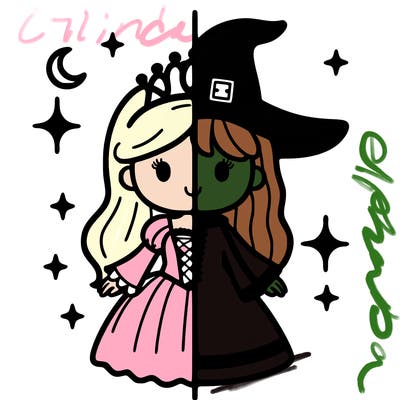 split princess and witch