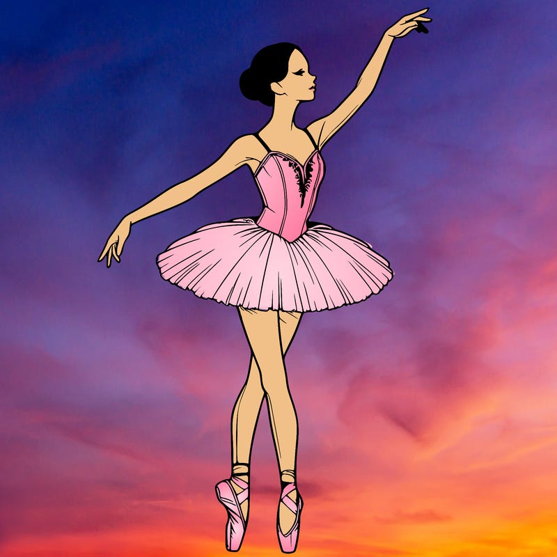 realistic ballerina