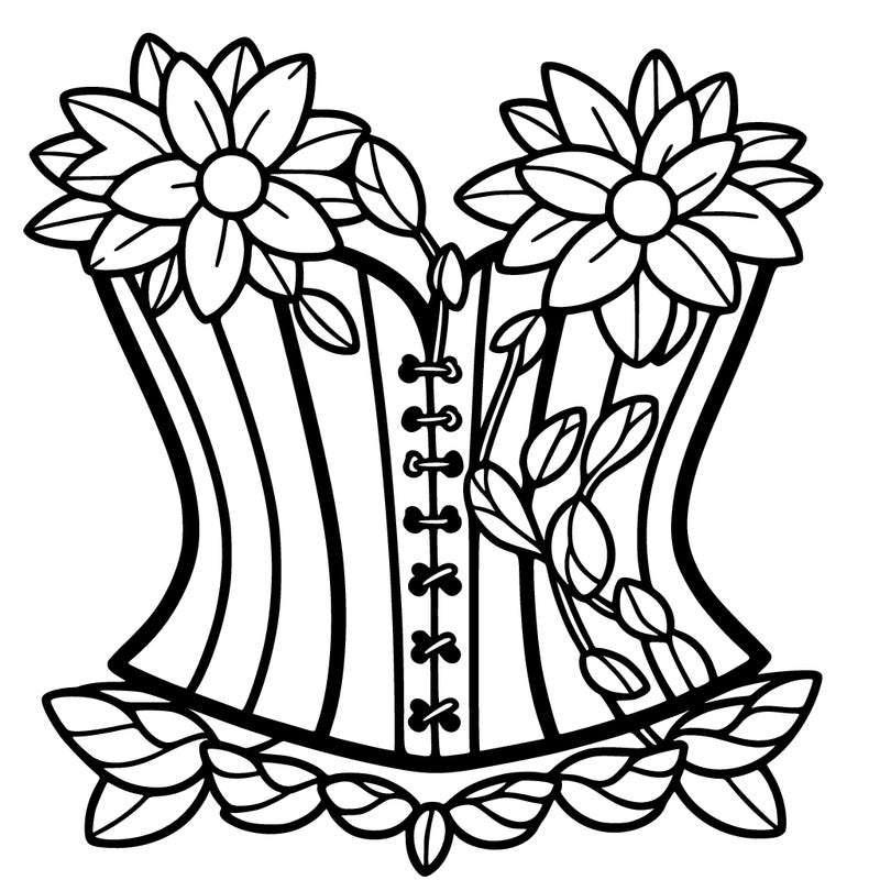 flower corset