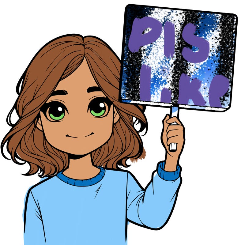 realistic girl holding up a sign