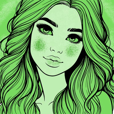 beautiful realistic girl