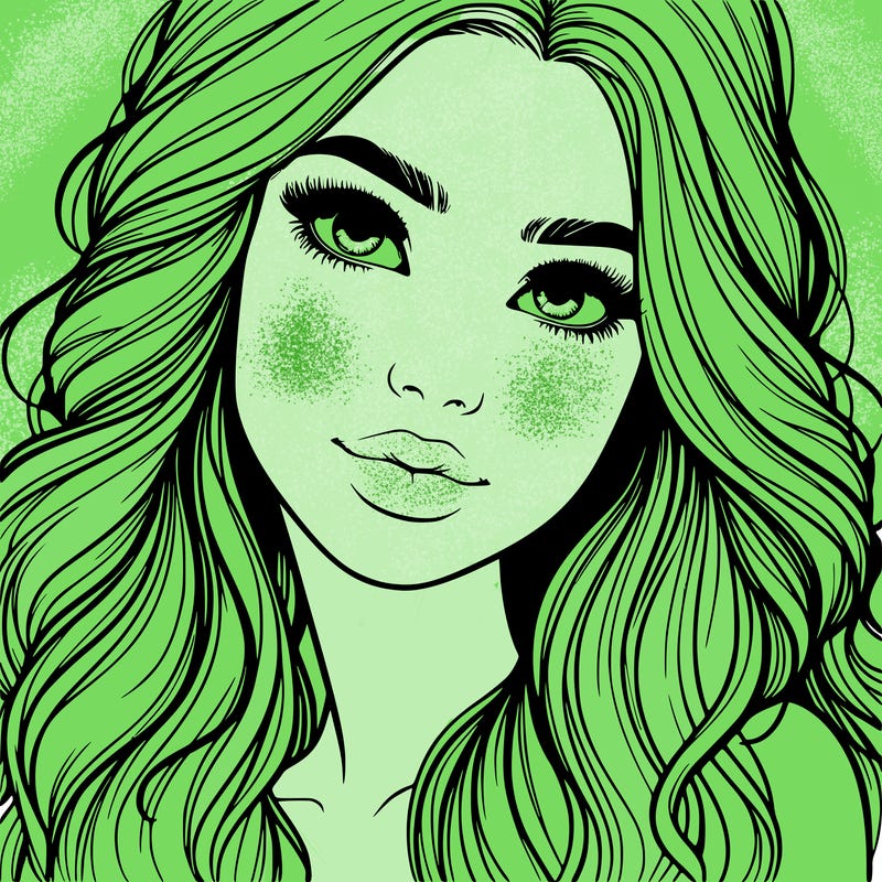 beautiful realistic girl