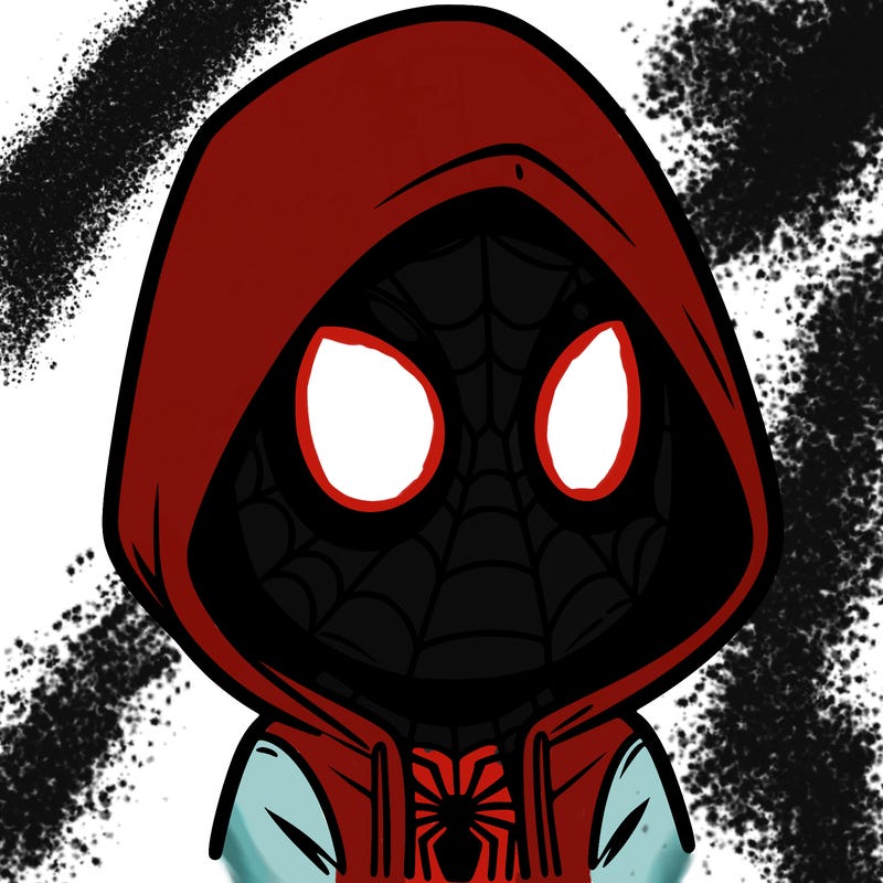 spider man with a hood
