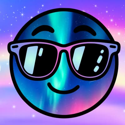 emoji with sunglasses