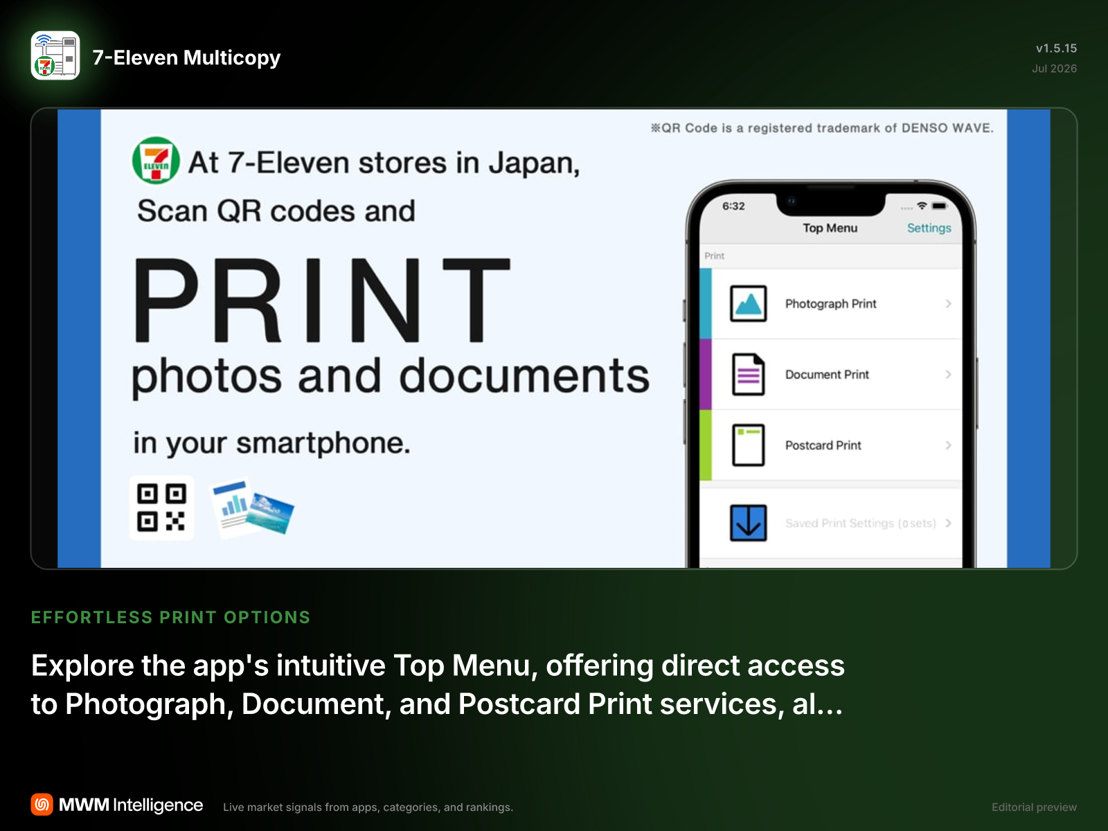 7-Eleven Multicopy - Utilities App | MWM