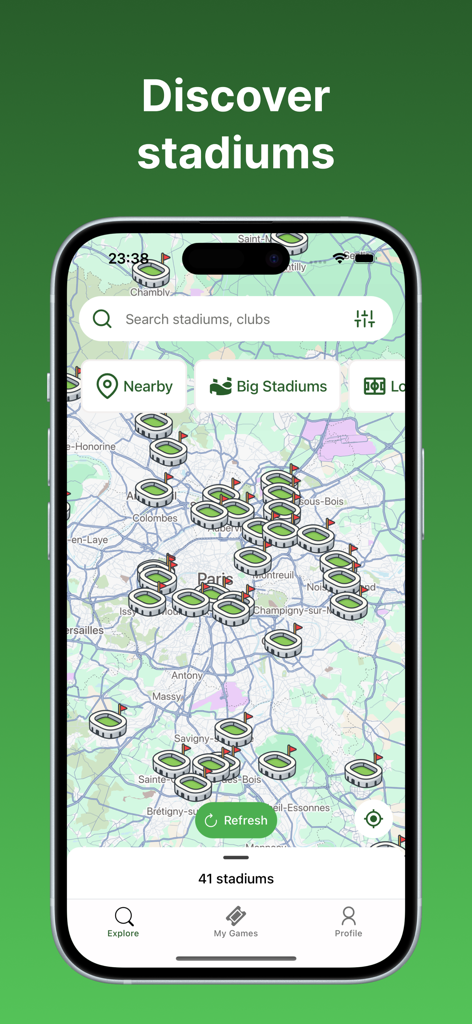 FootPrints – Football Stadiums - Sports App | MWM