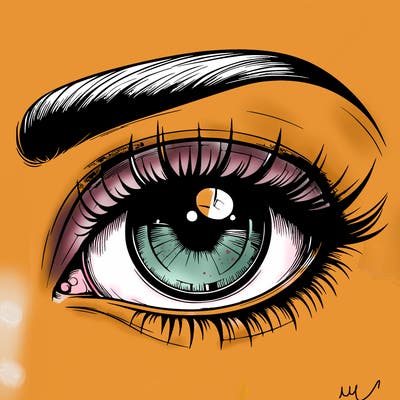 realistic eye