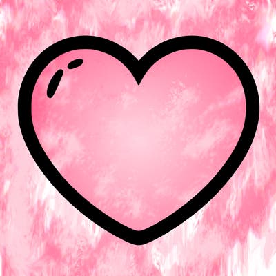 a blank heart