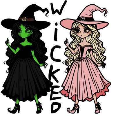 beautiful wicked witch. from wicked