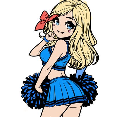 realistic cheerleader