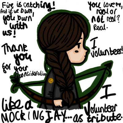 girl with side braid with bow and arrow