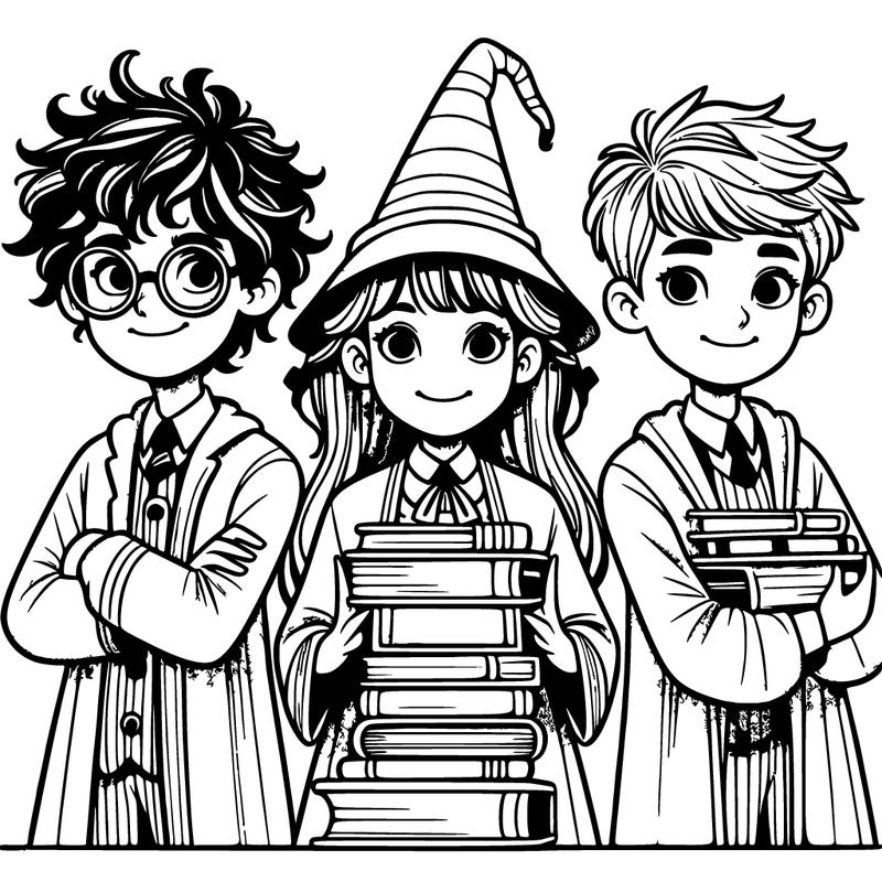 harry potter hermione granger and ronald weisly