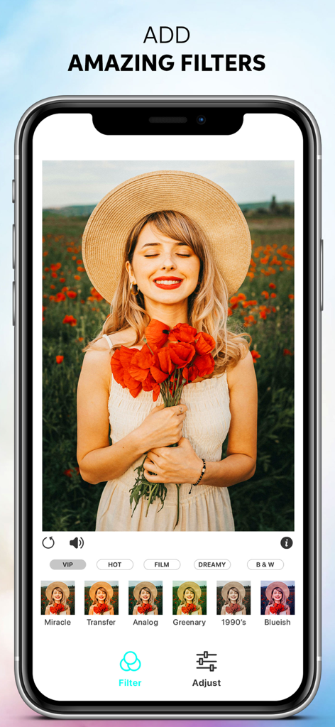 Video Splitter Cut Story Maker - User interface showing various video filters in the Video Splitter Cut Story Maker app
