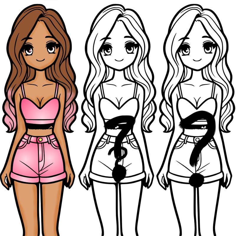 girl in a cute crop top