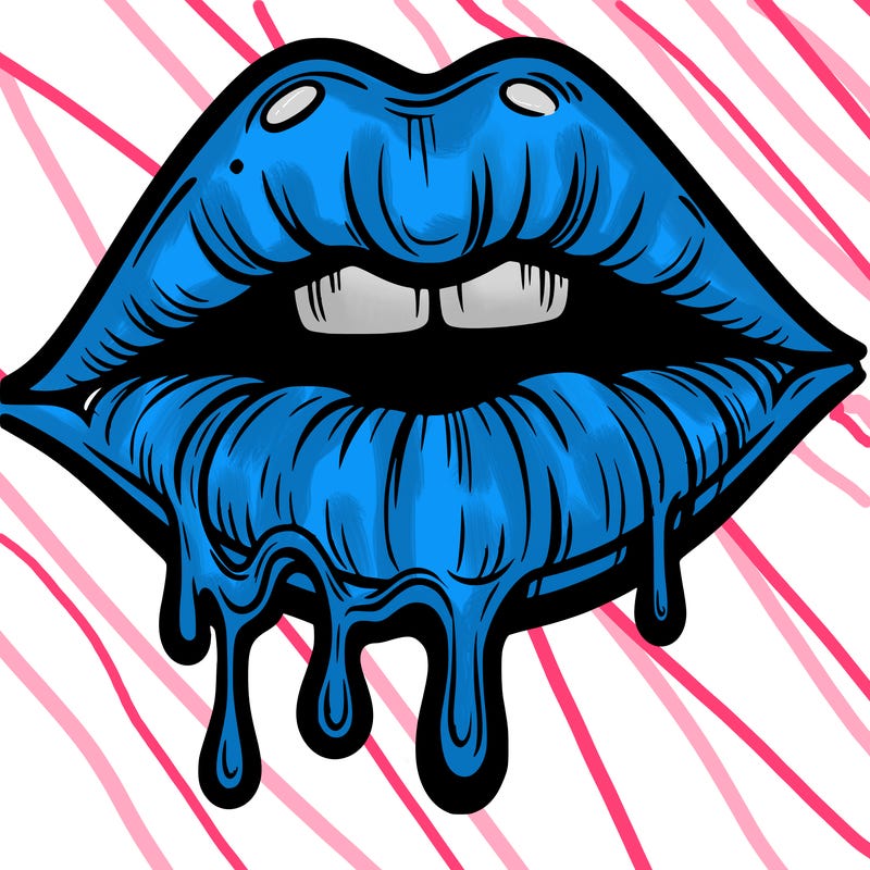 lips that look realistic and drip