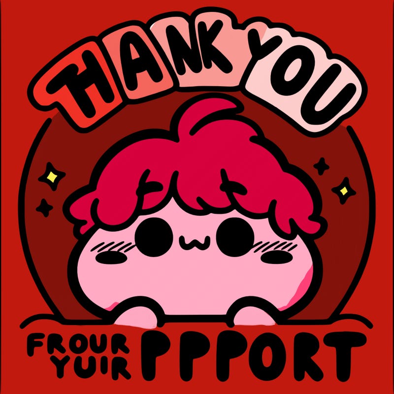 thank you for your support