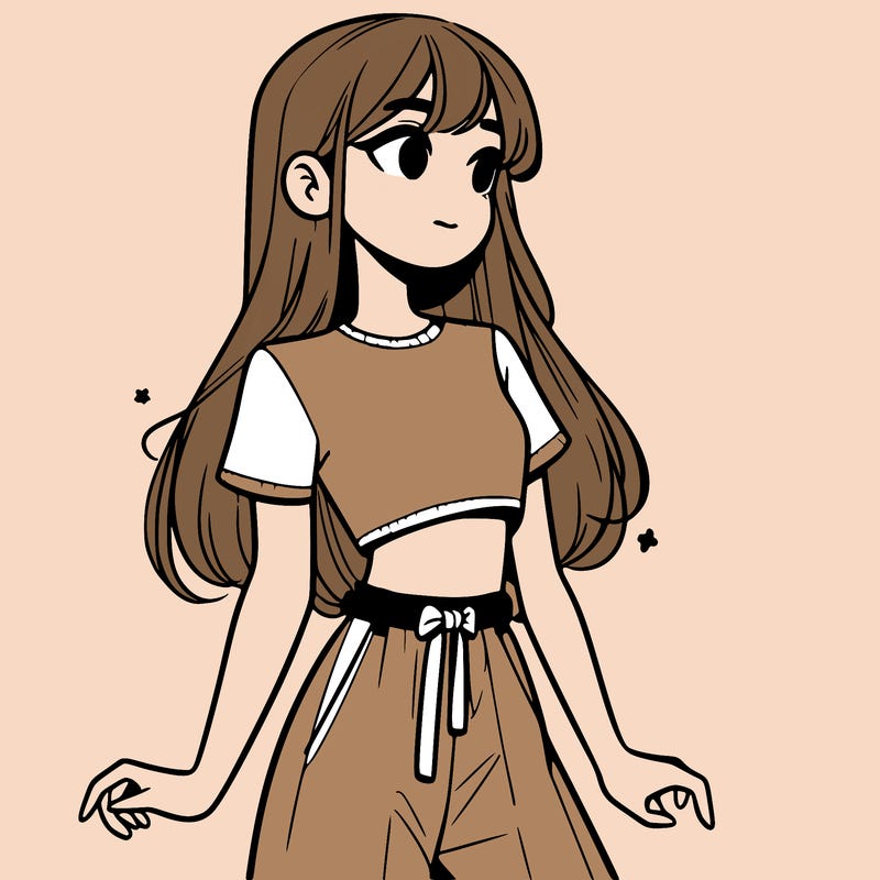 girl in a cute crop top