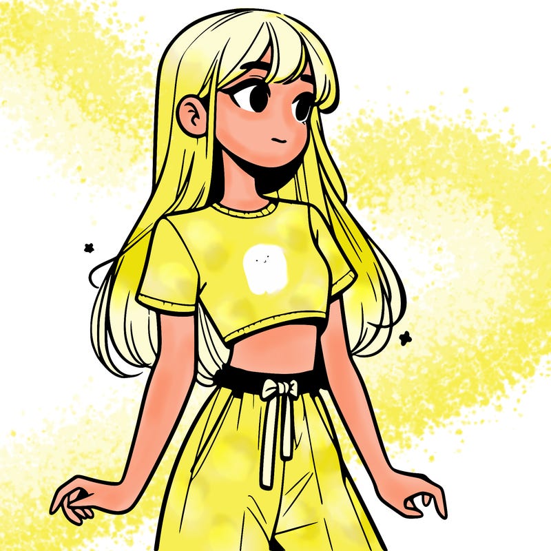 girl in a cute crop top