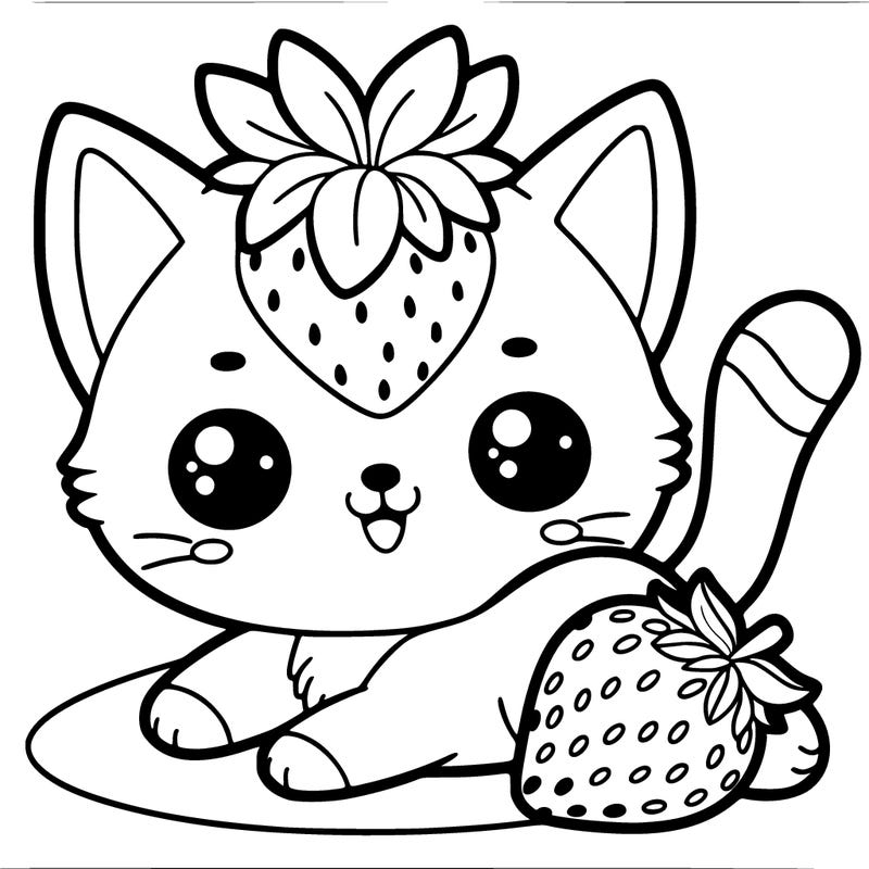 strawberry cat