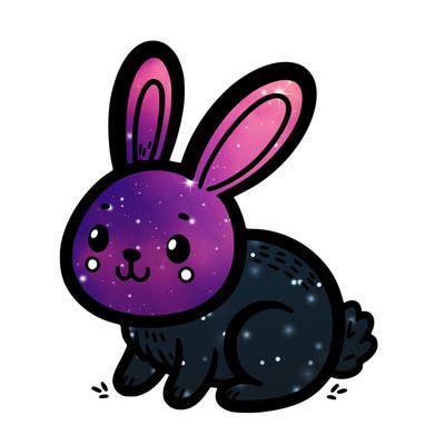 bunny with rabbit ears