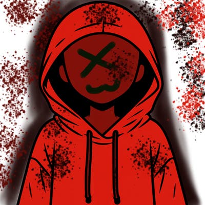 faceless girl in hoodie