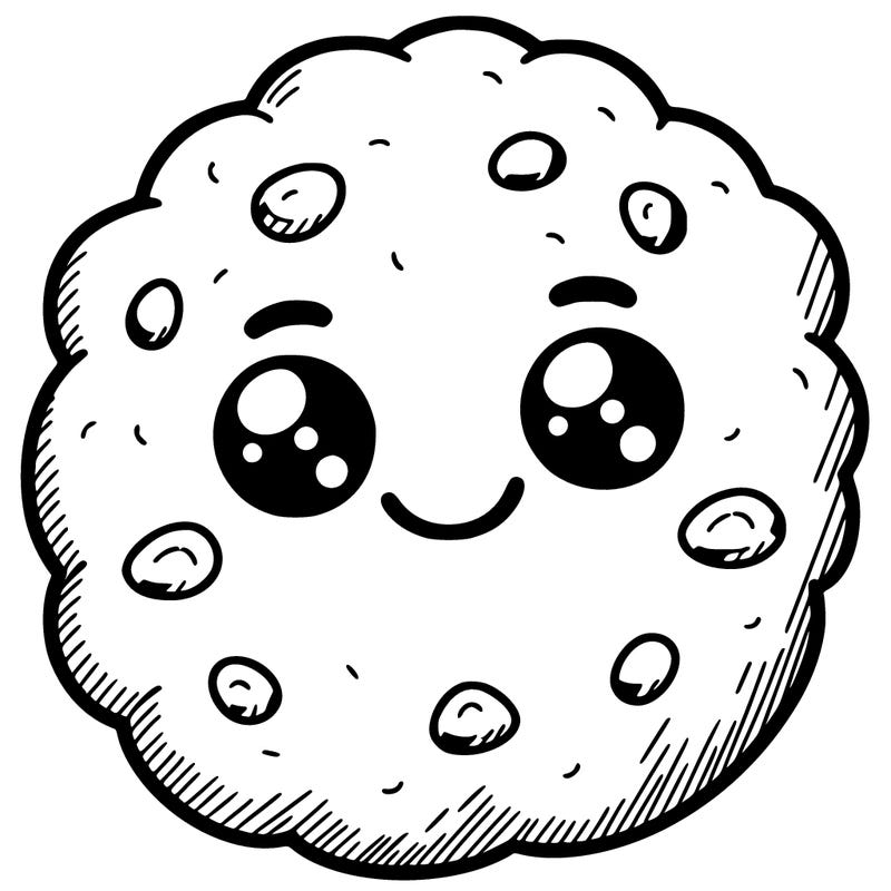 cookie with a smile