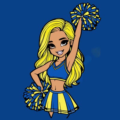 realistic cheerleader
