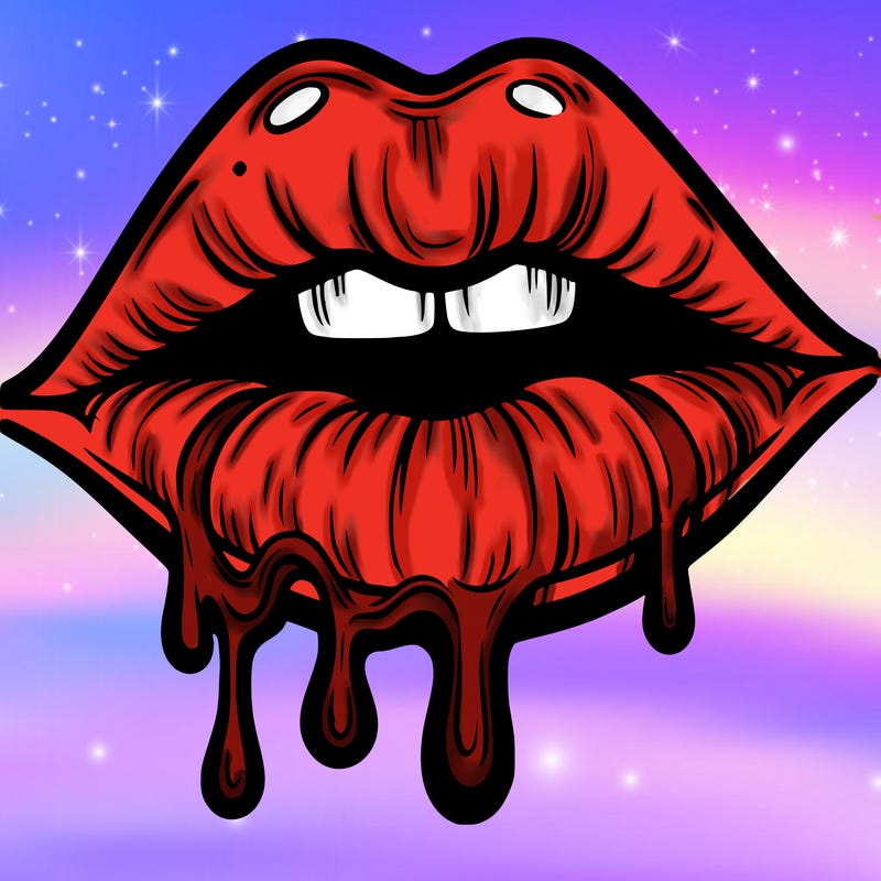 lips that look realistic and drip