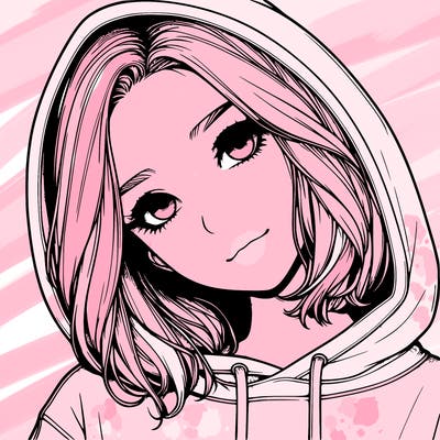 realistic girl with hoodie