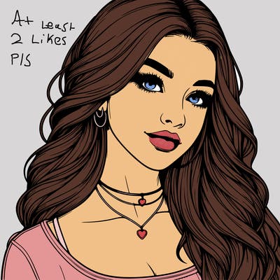 detailed realistic girl